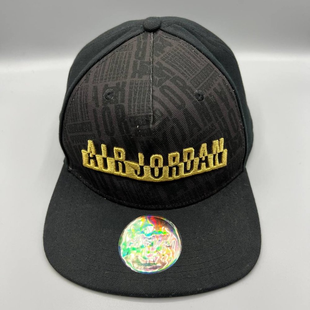 Air Jordan Hat Men Black Jumpman Air Jordan Script Snap Back Cap